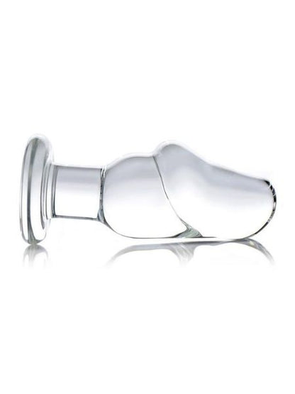 PRISMS ASVINI GLASS PENIS ANAL PLUG - CLEAR