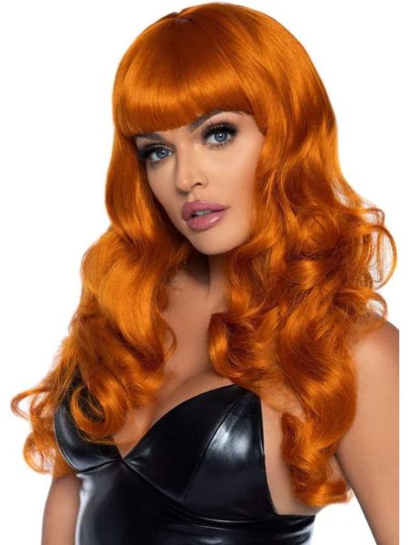 24" WAVY WIG WITH BANGS