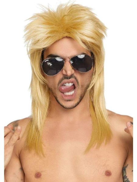 21" UNISEX ROCKSTAR WIG-BLOND