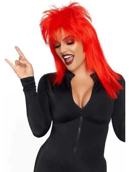 21" UNISEX ROCKSTAR WIG-RED