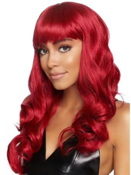 24" WAVY WIG WITH BANGS