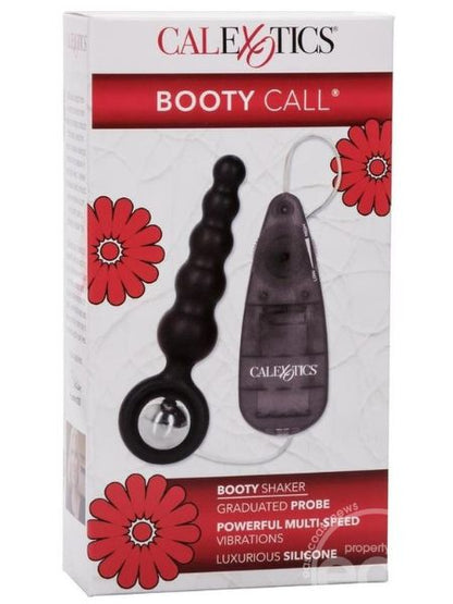 BOOTY CALL BOOTY SHAKER SILICONE VIBRATING BUTT PLUG WITH REMOTE CONTROL