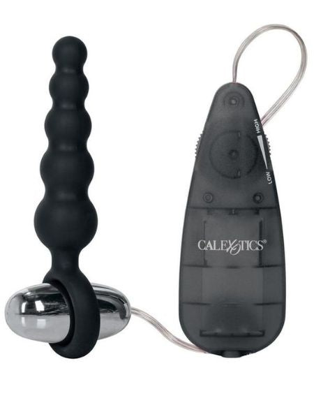 BOOTY CALL BOOTY SHAKER SILICONE VIBRATING BUTT PLUG WITH REMOTE CONTROL