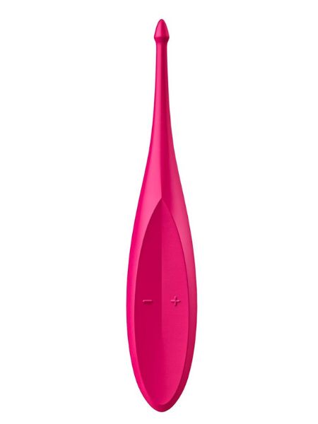 SATISFYER "TWIRLING FUN" SILICONE VIBRATOR - MAGENTA