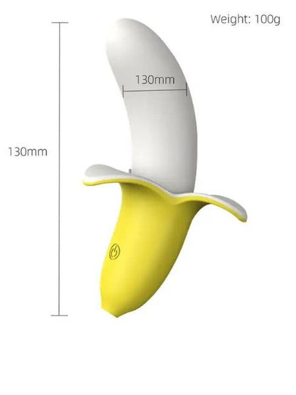 BANANA G - SPOT RECHARGEABLE VIBRATOR - YELLOW