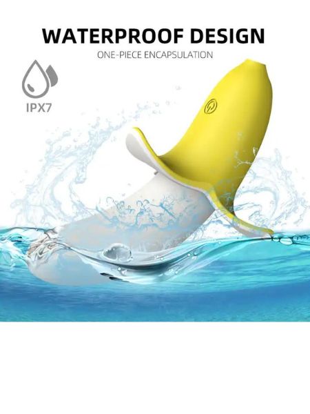 BANANA G - SPOT RECHARGEABLE VIBRATOR - YELLOW