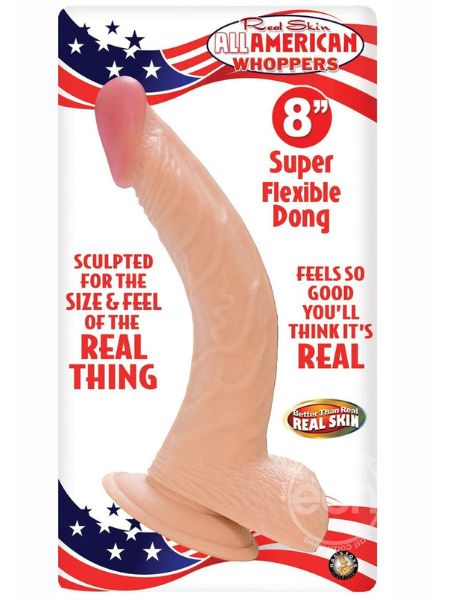 DILDO WITH BALLS 8 INCH