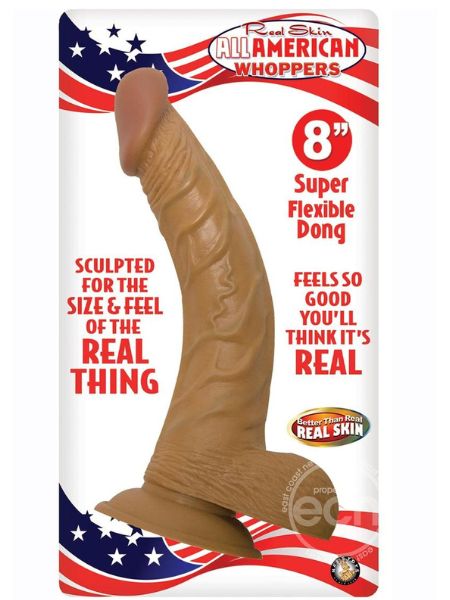 DILDO WITH BALLS 8 INCH