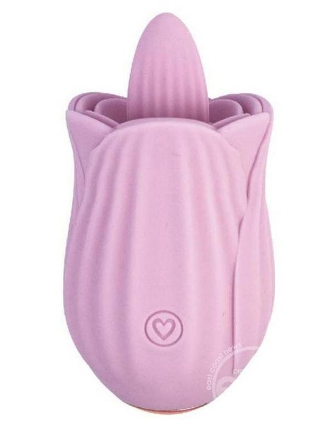 CLIT-TASTIC AROUSING CLIT LICKER RECHARGEABLE SILICONE CLITORAL VIBRATOR