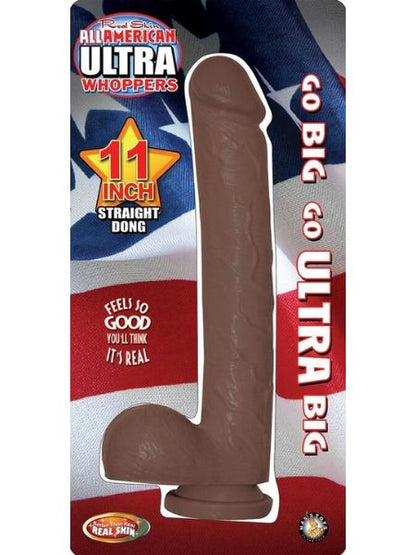 All AMERICAN ULTRA WHOPPERS STRAIGHT DILDO 11 IN