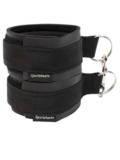 SPORTSSHEETS SPORTS CUFFS - BLACK