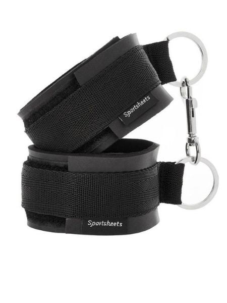 SPORTSSHEETS SPORTS CUFFS - BLACK