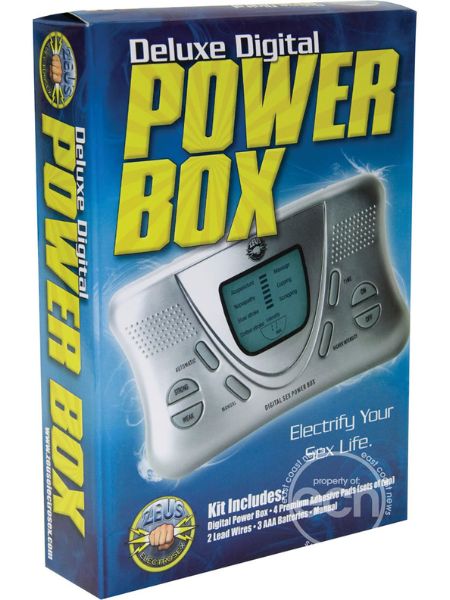 ZEUS ELECTROSEX DELUXE DIGITAL POWER BOX - GRAY