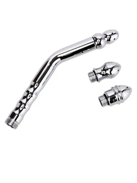 3 REMOVABLE NOZZELS HEADS VAGINAL CLEANING DOUCHE KITS