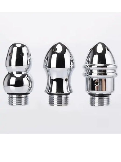 3 REMOVABLE NOZZELS HEADS VAGINAL CLEANING DOUCHE KITS