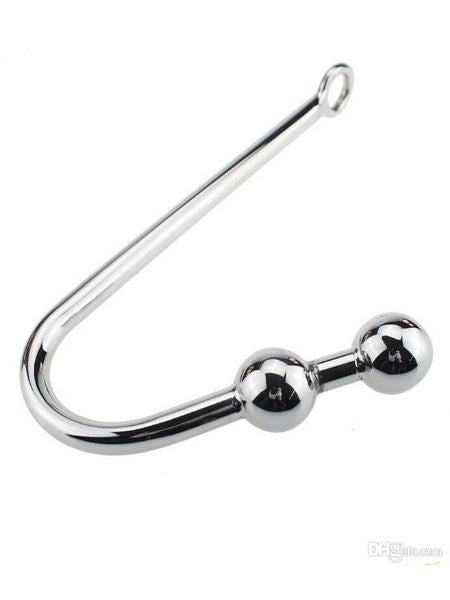 BONDAGE - ANAL HOOK FOR ROPE - DOUBLE BALL