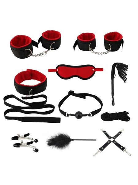 ADULT BONDAGE 10 PIECE BDSM COLLECTION