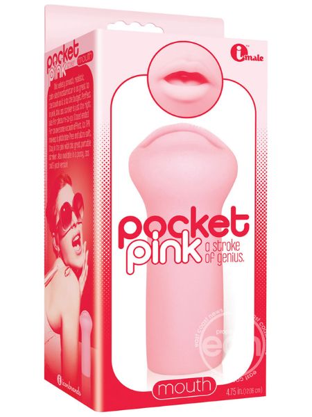 POCKET PINK MINI MOUTH MASTURBATOR - PINK