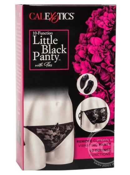 LITTLE BLACK PANTY VIBE MASSAGER WITH REMOTE CONTROL - BLACK