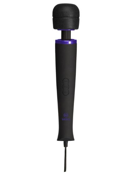 MERCI POWER WAND SILICONE WAND MASSAGER - BLACK