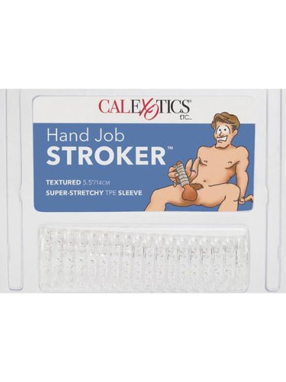 HAND JOB STROKER SLEEVE - CLEAR