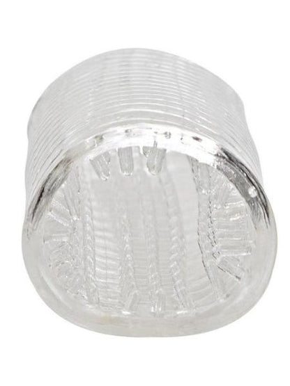 HAND JOB STROKER SLEEVE - CLEAR