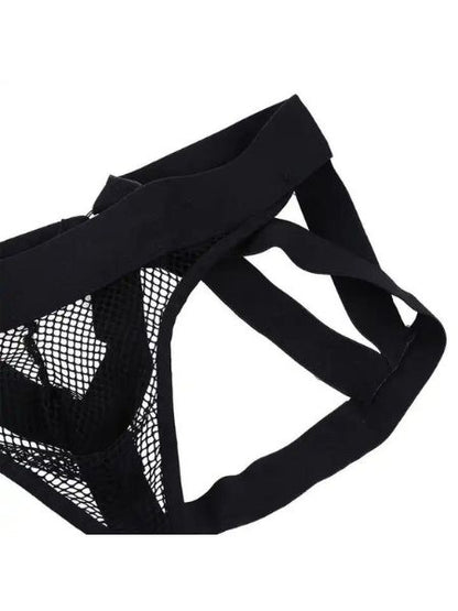 OPEN BACK SEE THROUGH FISHNET STRAPPY JOCKSTRAP