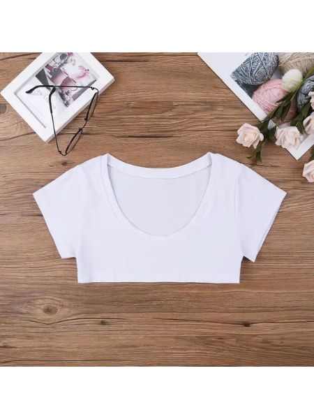 SHORT SLEEVES CROP TOPS