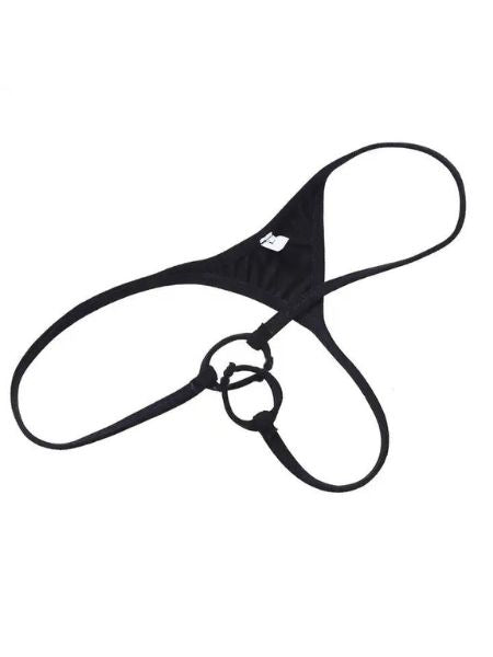 MEN'S G-STRING WITH PENIS HOLE LOOP BIKINI EROTIC THONG