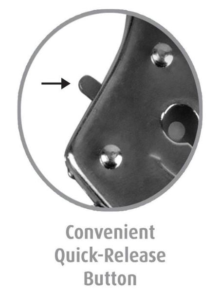 OFFICIAL QUICK RELEASE HANDCUFFS SILVER