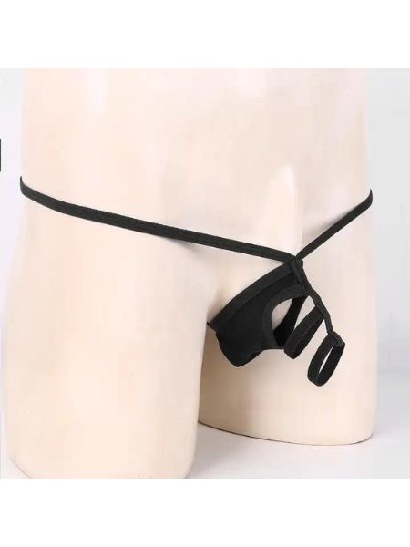 T-BACK BREATHABLE CROTCHLESS G STRING