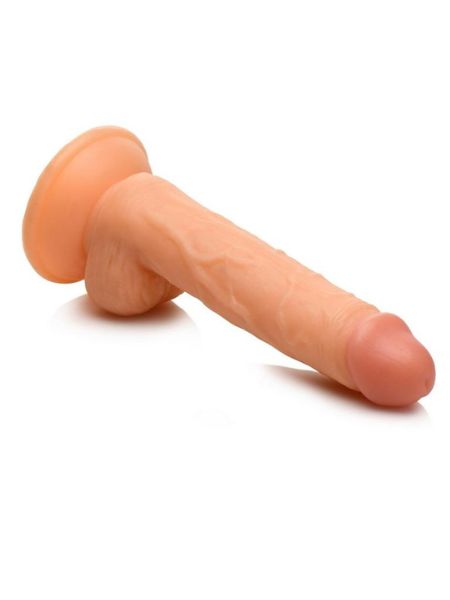 JOCK SWIMMING SIMON DILDO WITH BALLS 7 INCH - VANILLA