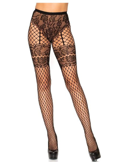 FAUX GARTER TIGHTS