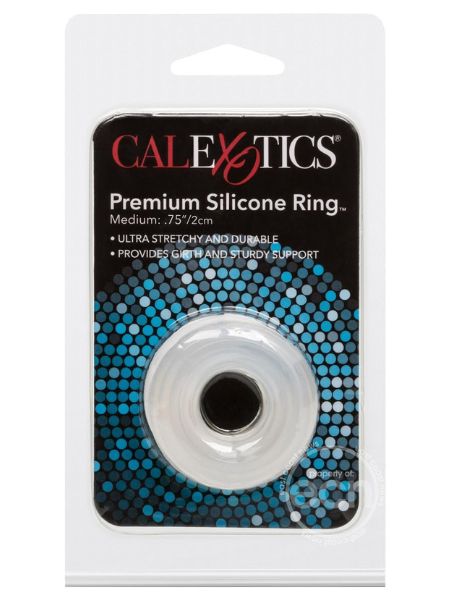 SILICONE COCK RING - MEDIUM - CLEAR