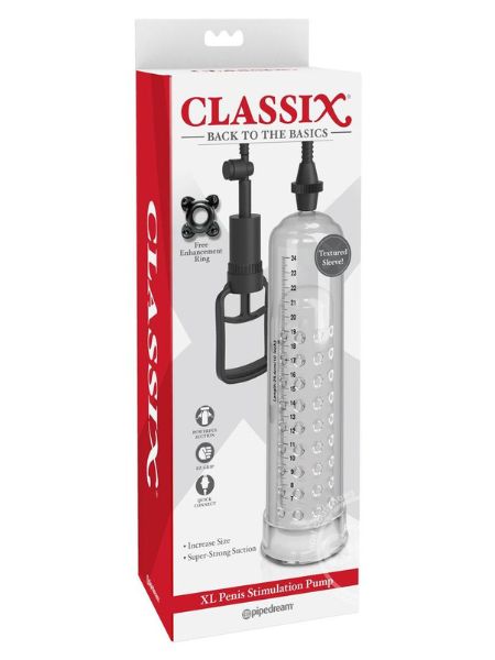 PENIS STIMULATION PUMP XL - CLEAR