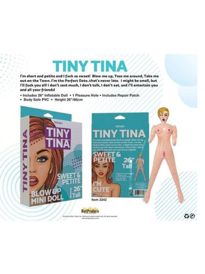 TINY TINA BLOW - UP DOLL 2.2 FT - VANILLA