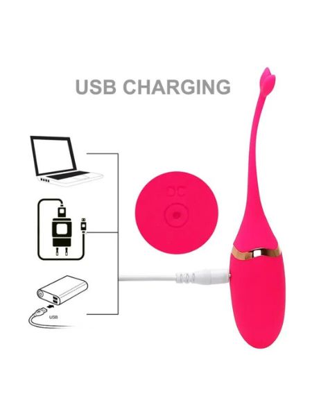 USB CHARGING WIRELESS REMOTE CONTROL FISH EGG VIBRATOR