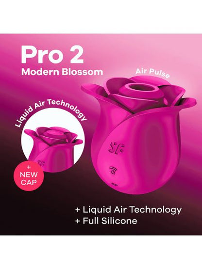 SATISFYER "PRO 2 MODERN BLOSSOM" LIQUID AIR TECHNOLOGY