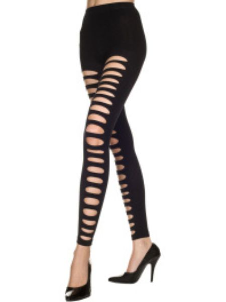 BIG HOLE SPANDEX OPAQUE STIRRUP LEGGINGS