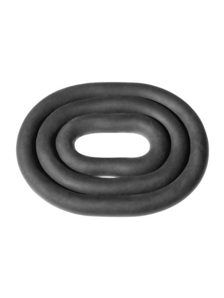 XPLAY MIX PACK WRAP RING SILICONE SLIM 6,9,12, INCH ( 3 PACK ) - BLACK