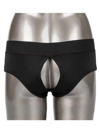 HARNESS BACKLESS BRIEF - LARGE/XLARGE - BLACK