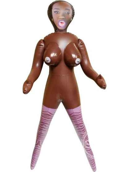 MERCEDES INFLATABLE LOVE DOLL - CHOCOLATE