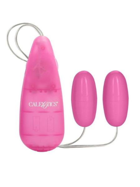 POCKET EXOTICS VIBRATING DOUBLE BULLETS - PINK