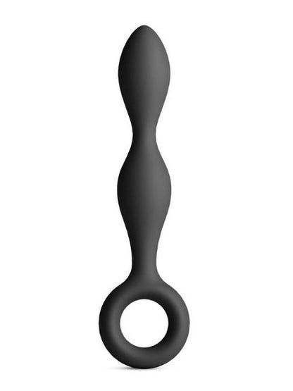 SLIM SILICONE ANAL PLUG - BLACK