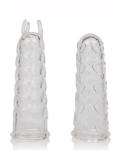 FINGER TEASERS SILICONE FINGER MASSAGERS - CLEAR