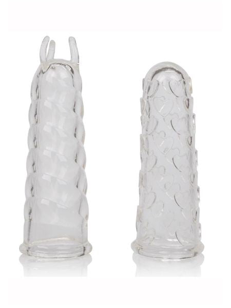 FINGER TEASERS SILICONE FINGER MASSAGERS - CLEAR