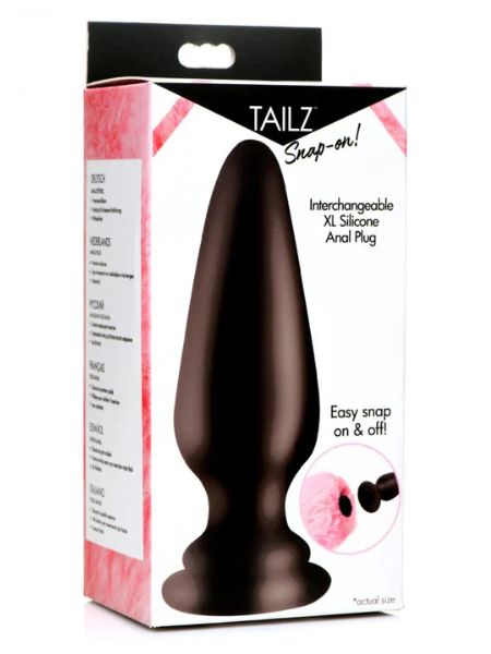 ANAL PLUG XL SNAP ON INTERCHANGEABLE SILICONE