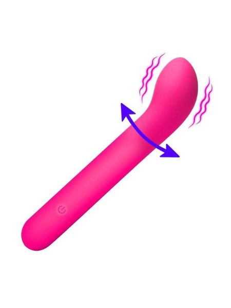 G-SPOT FLEXIBLE RECHARGEABLE SILICONE VIBRATOR - PINK