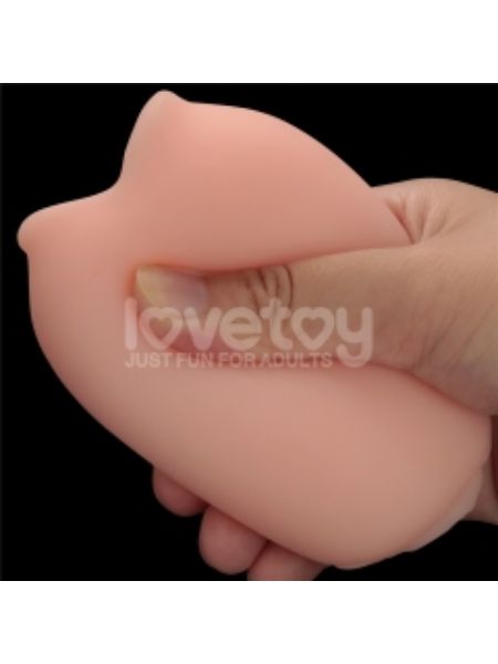 DOUBLE - ENDED MASTURBATOR MOUTH AND VAGINA