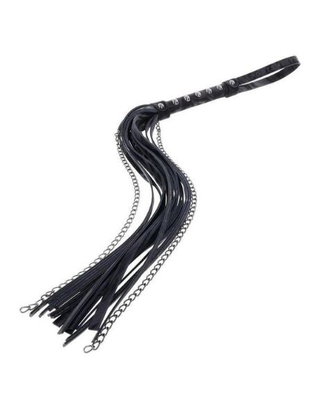 VELVET NOIR CHAIN FLOGGER - BLACK